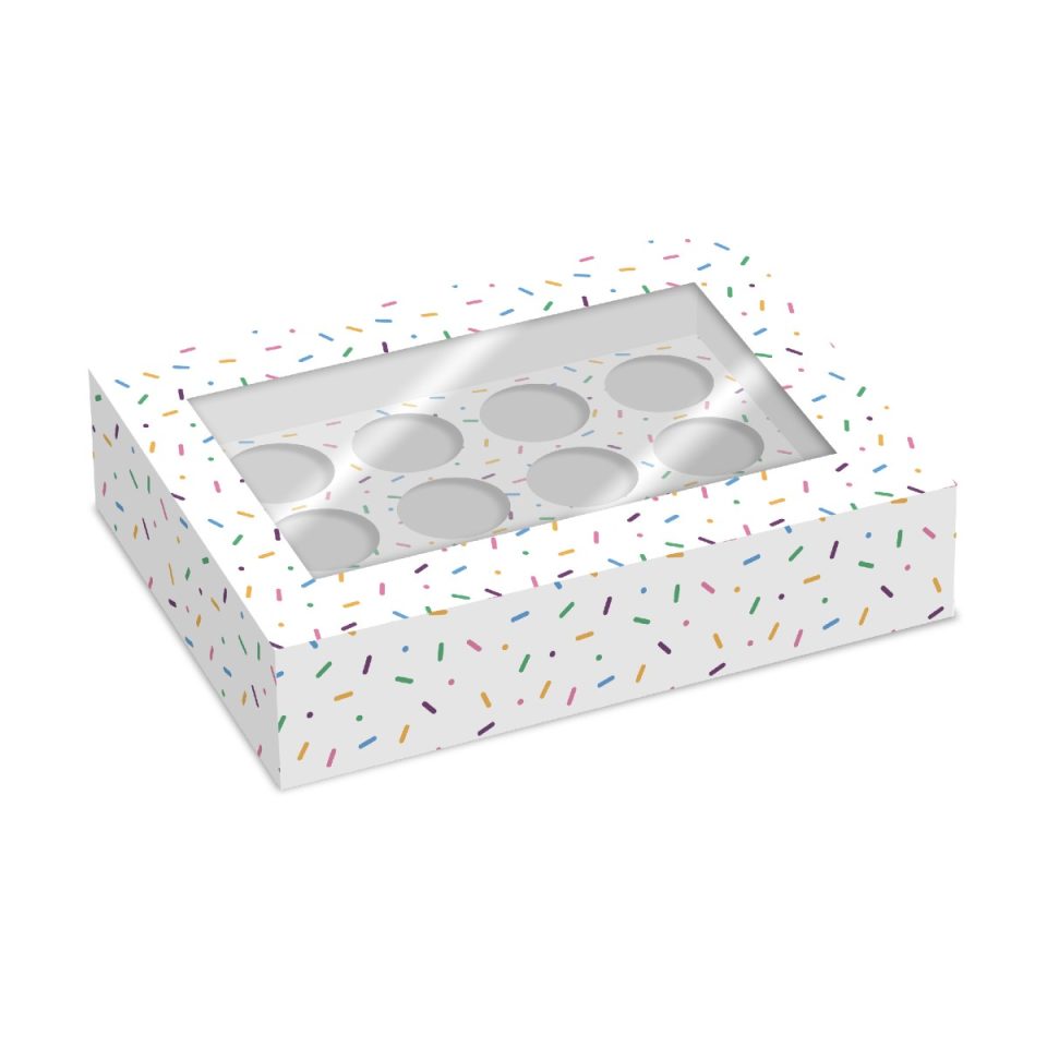 Simply Making cupcakedoos 12 Sprinkles 2 stuks