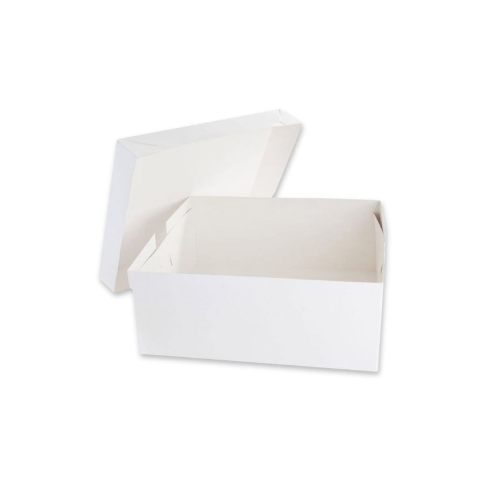 Simply Making taartdoos Oblong White 30x22x15 cm