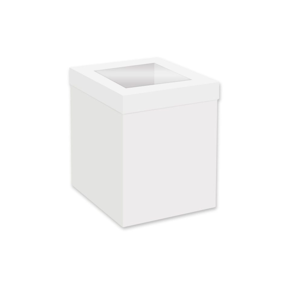 Simply Making Tall taartdoos Window White 25x25x25 cm 25 stuks