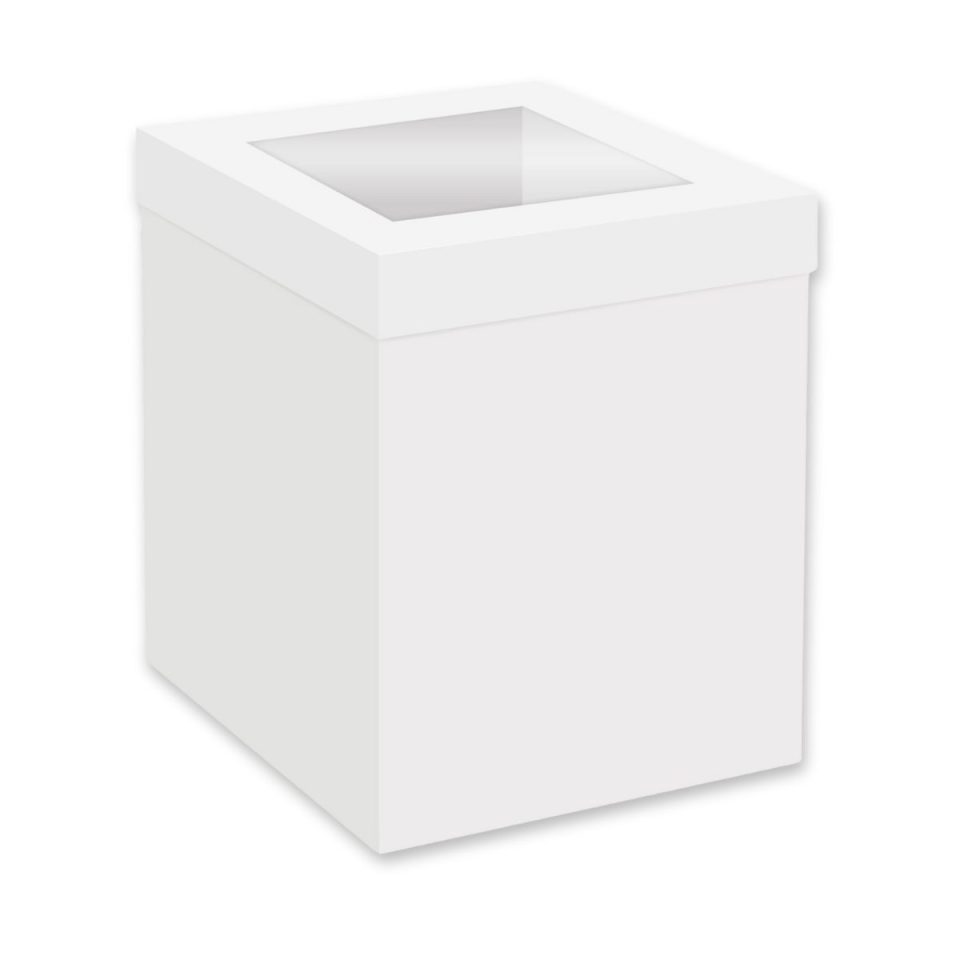Simply Making Tall taartdoos Window White 40x40x30 cm 25 stuks