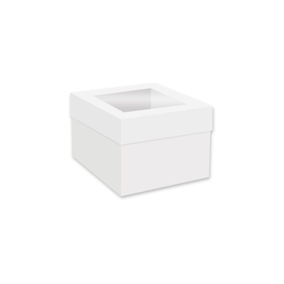 Simply Making taartdoos Window White 15x15x15 cm 25 stuks