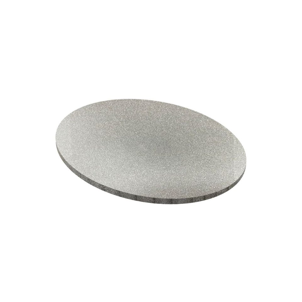 Simply Making Masonite Board rond Silver Glitter 20 cm