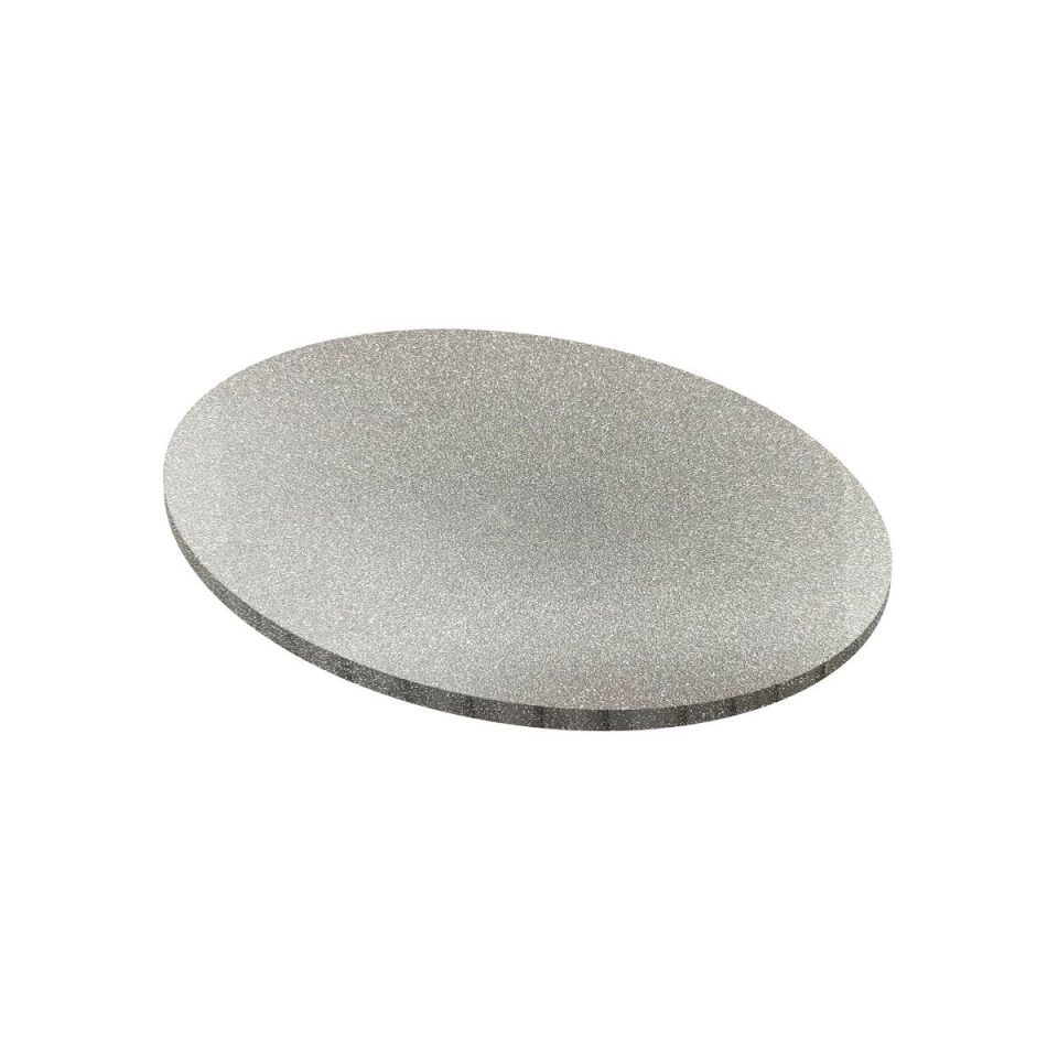 Simply Making Masonite Board rond Silver Glitter 25 cm