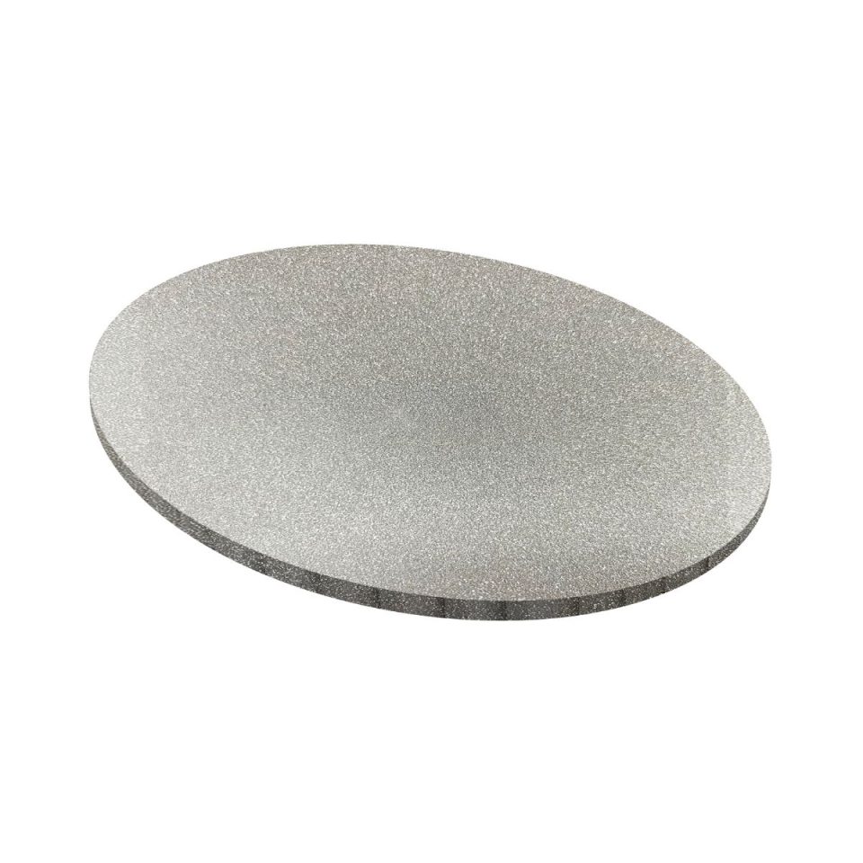 Simply Making Masonite Board rond Silver Glitter 30 cm