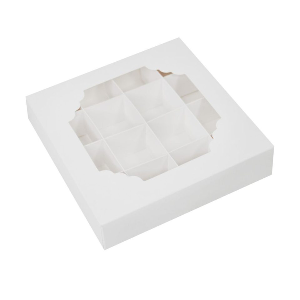 Simply Making Treat Box and Inserts White 16 holtes 100 stuks