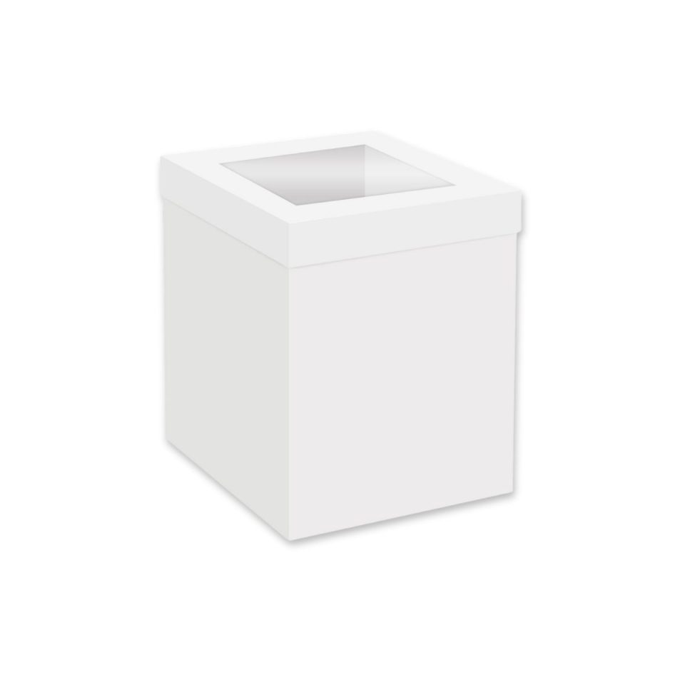 Simply Making Tall taartdoos Window White 30x30x30 cm