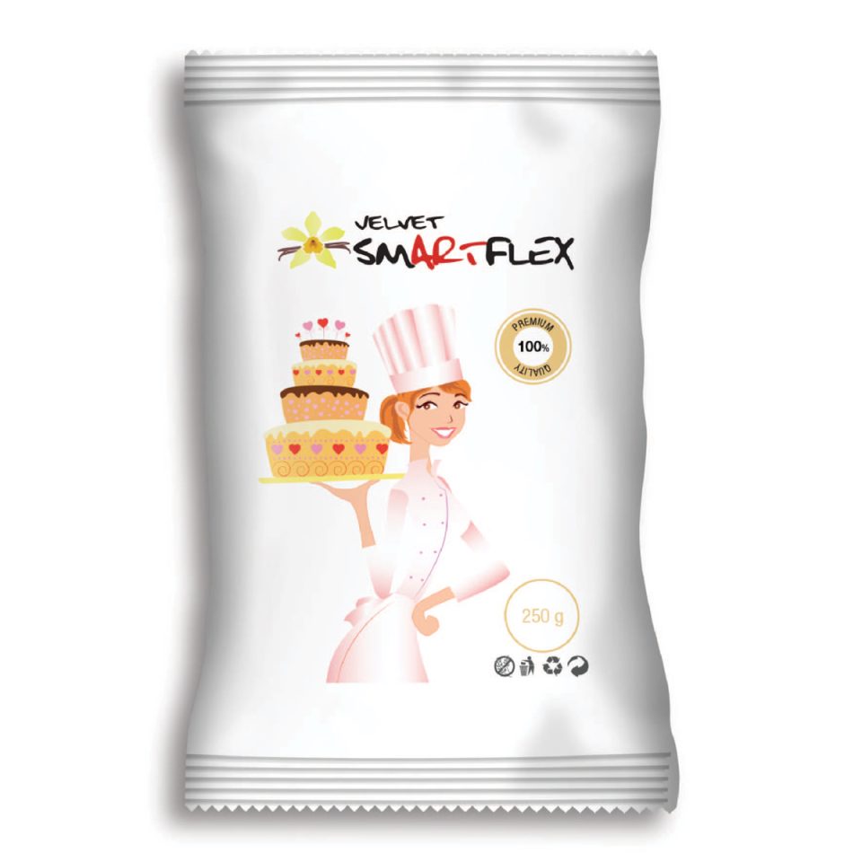 SmartFlex Fondant White Velvet Vanilla Flavour 250 g