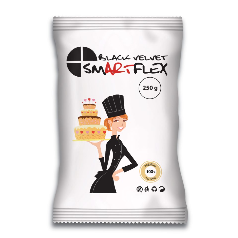 SmartFlex Fondant Black Velvet 250 g
