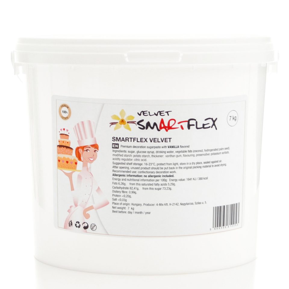 SmartFlex Fondant White Velvet Vanilla Flavour 7 kg