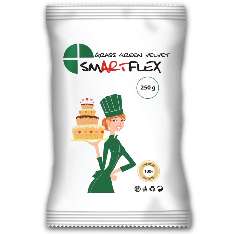 SmartFlex Fondant Grass Green Velvet 250 g