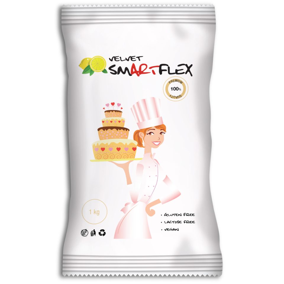 SmartFlex Fondant White Velvet Lemon Flavour 1 kg