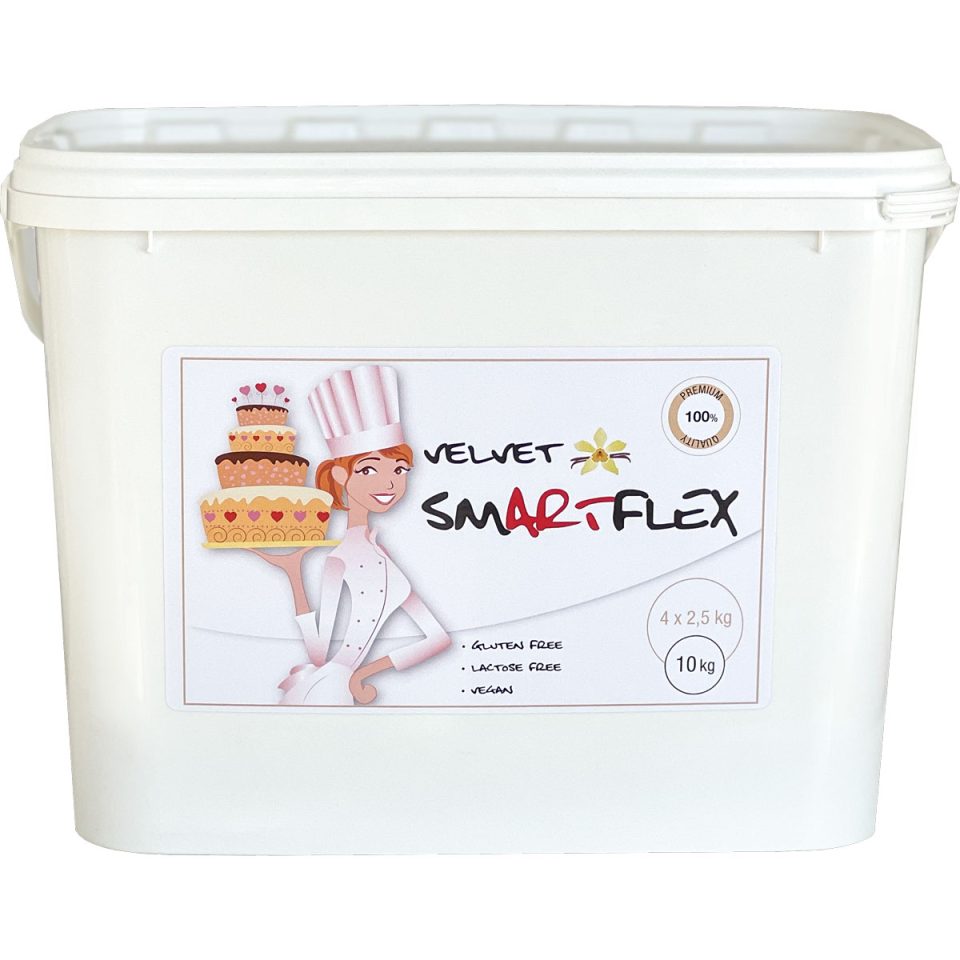 SmartFlex Fondant White Velvet Vanilla Flavour 10 kg