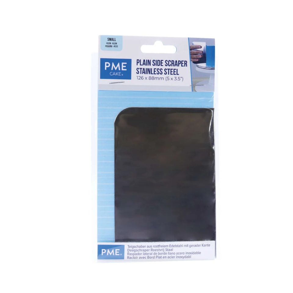 PME Stainless Steel Plain Side Scraper 13x9 cm