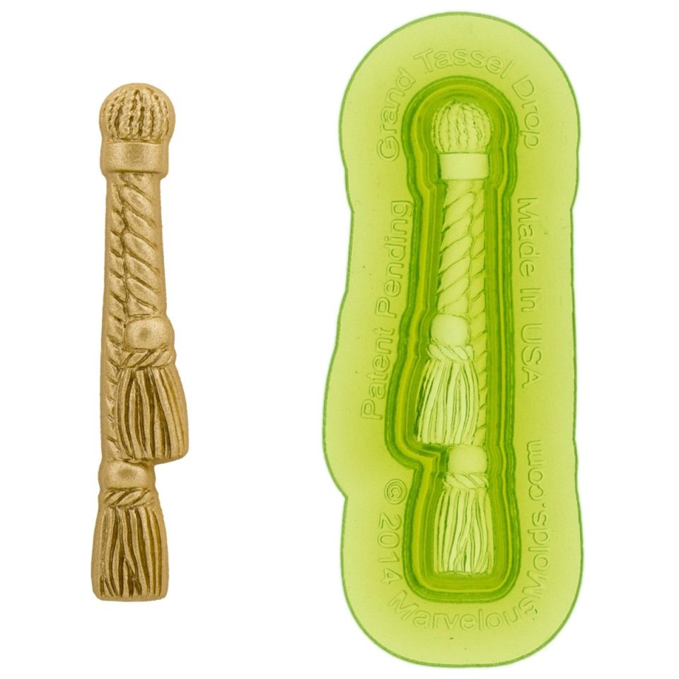 Marvelous Molds siliconen mal Grand Tassel Drop mal