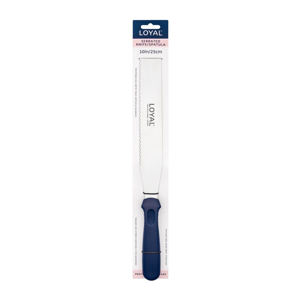 LOYAL 2-in-1 Serrated Knife and spatel 25 cm