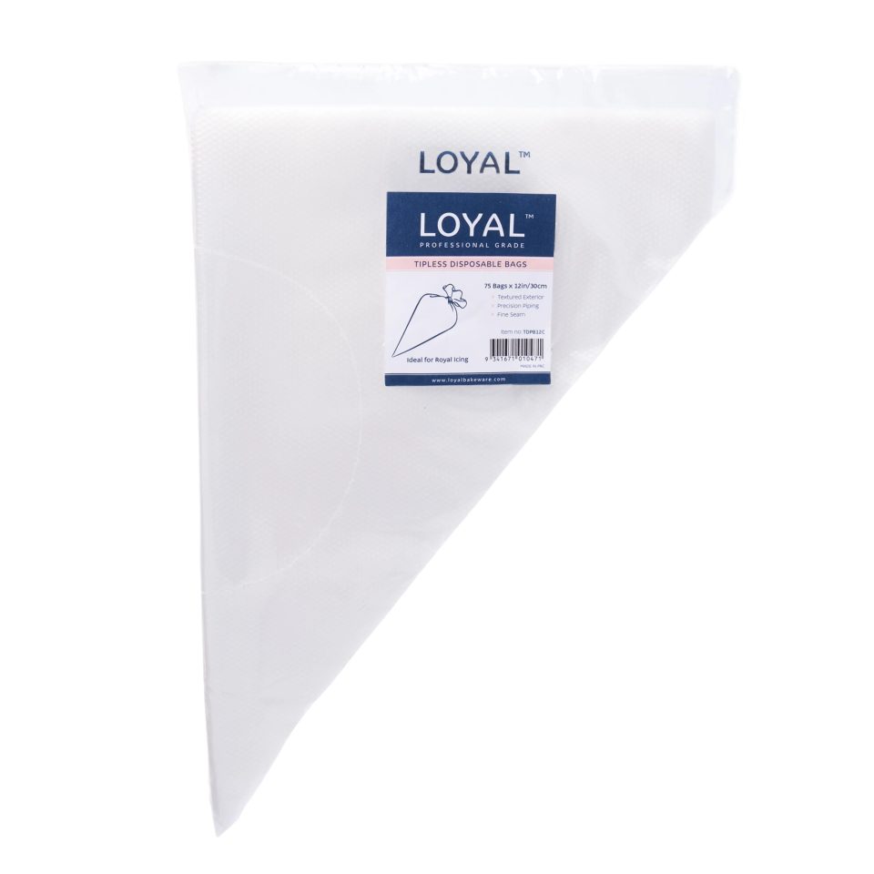 LOYAL wegwerp spuitzakken 30 cm 75 stuks