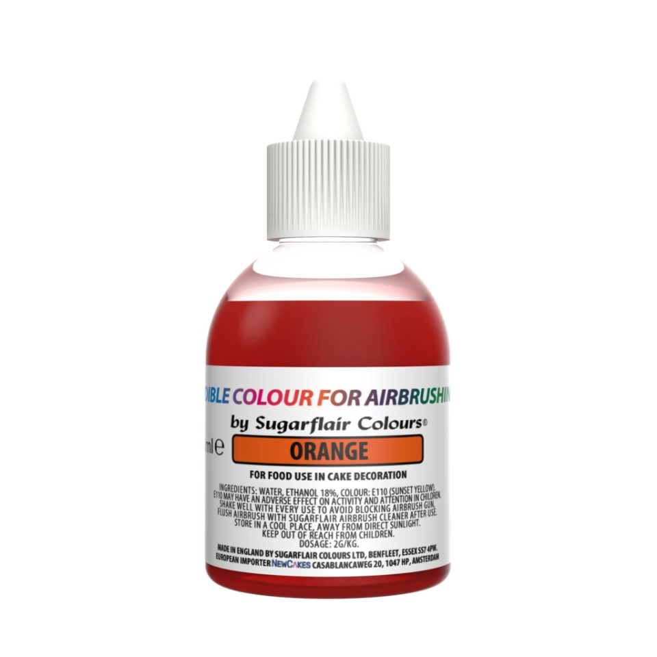 Sugarflair Airbrush Colour Orange 60 ml