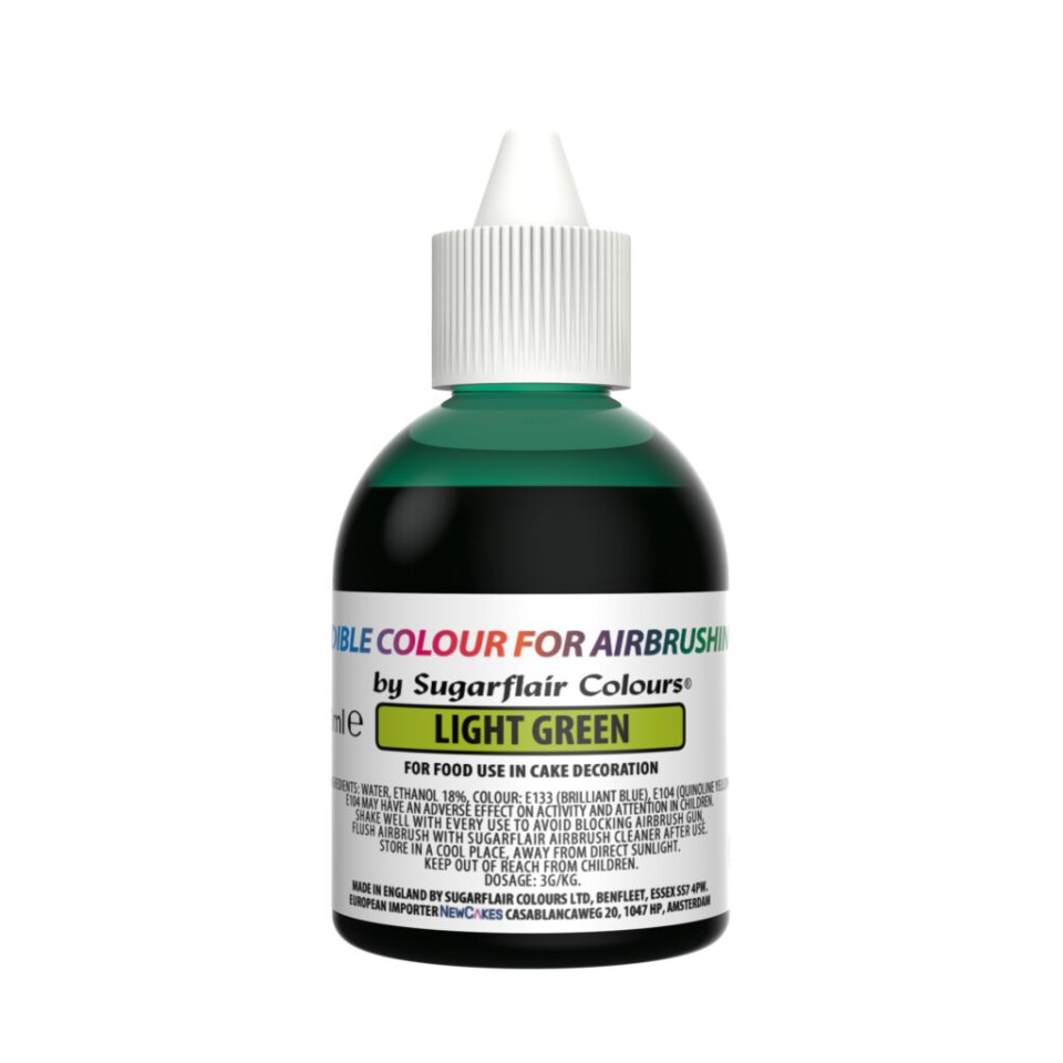 Sugarflair Airbrush Colour Light Green 60 ml