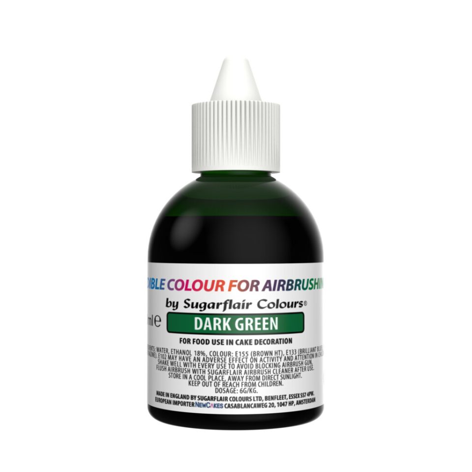Sugarflair Airbrush Colour Dark Green 60 ml