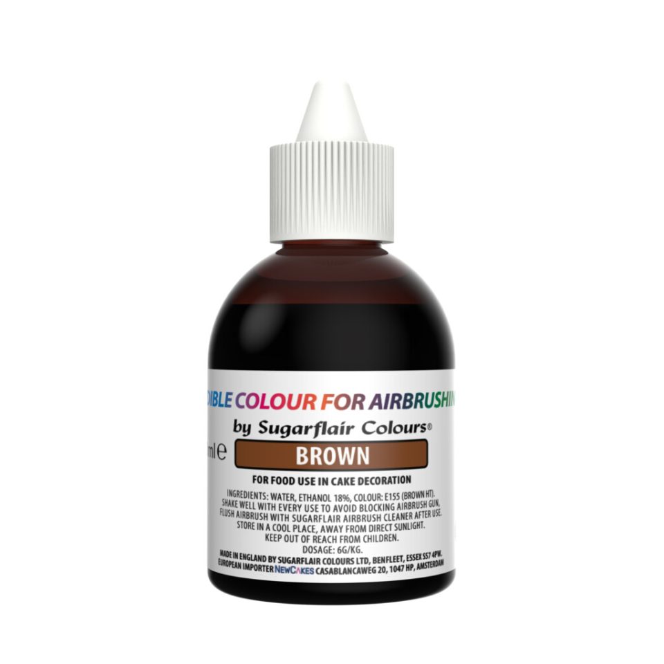 Sugarflair Airbrush Colour Brown 60 ml
