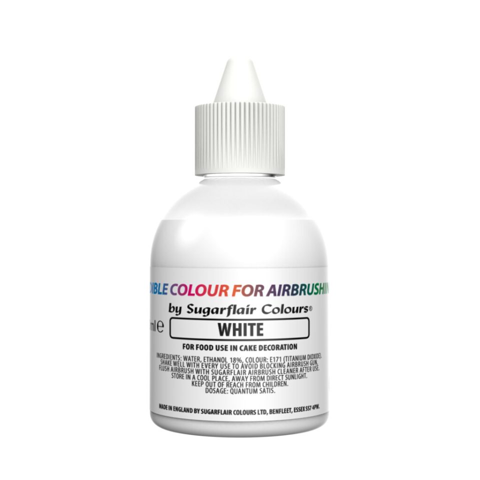 Sugarflair Airbrush Colour White 60 ml