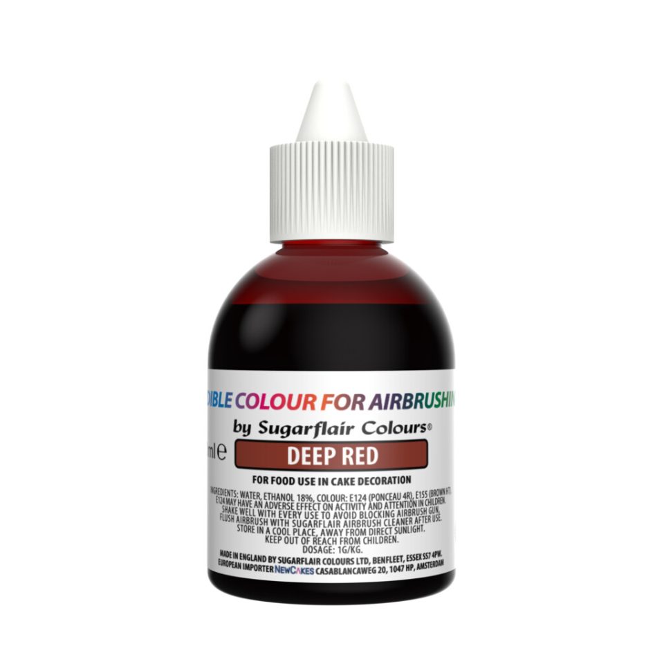 Sugarflair Airbrush Colour Deep Red 60 ml