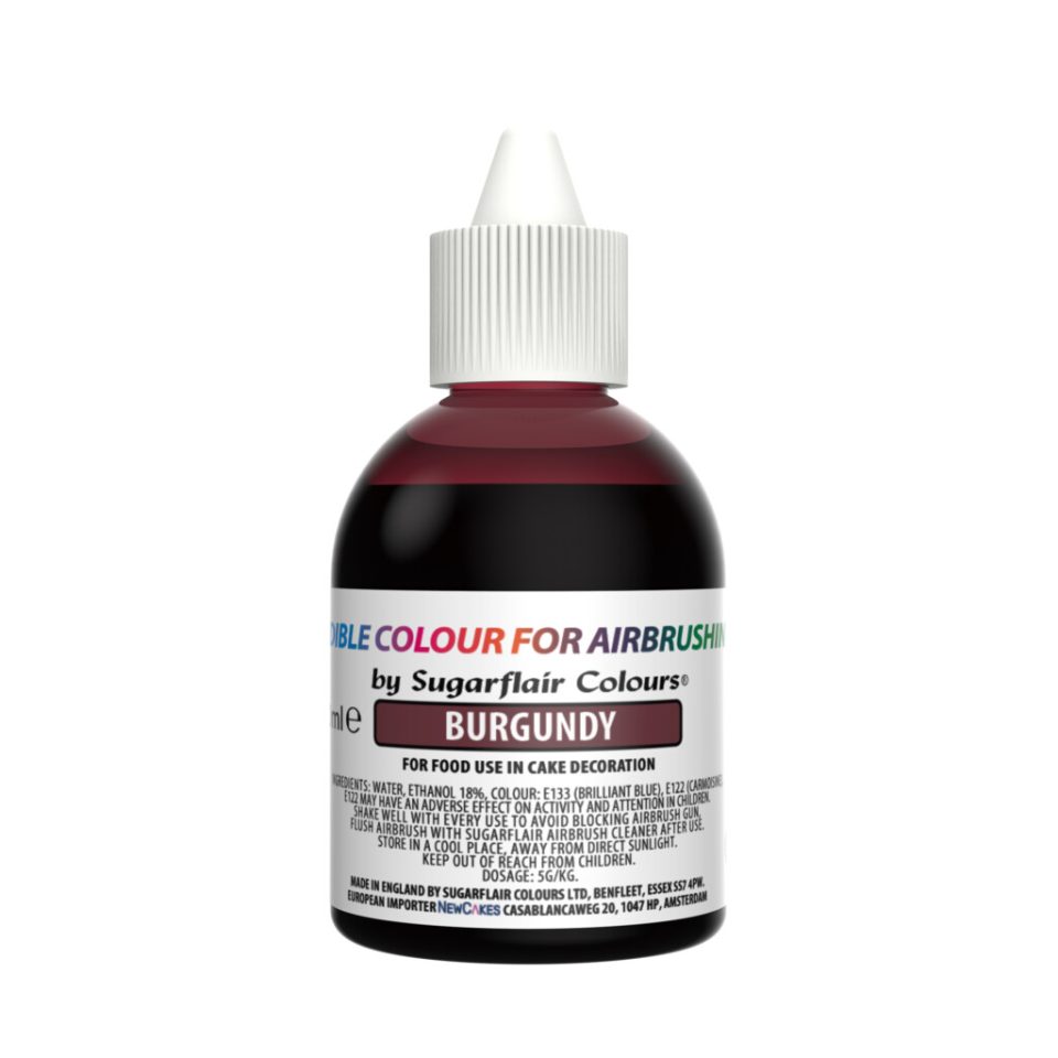 Sugarflair Airbrush Colour Burgundy 60 ml
