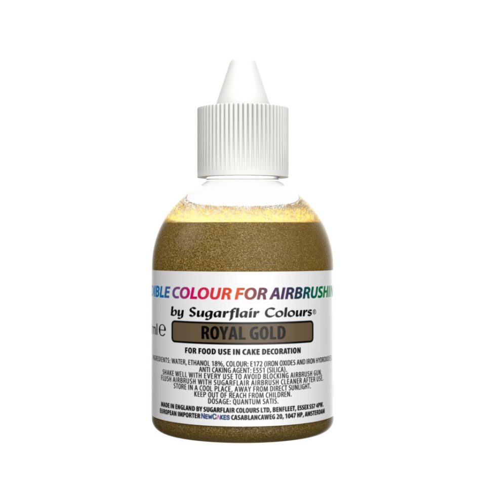 Sugarflair Airbrush Colour Royal Gold 60 ml
