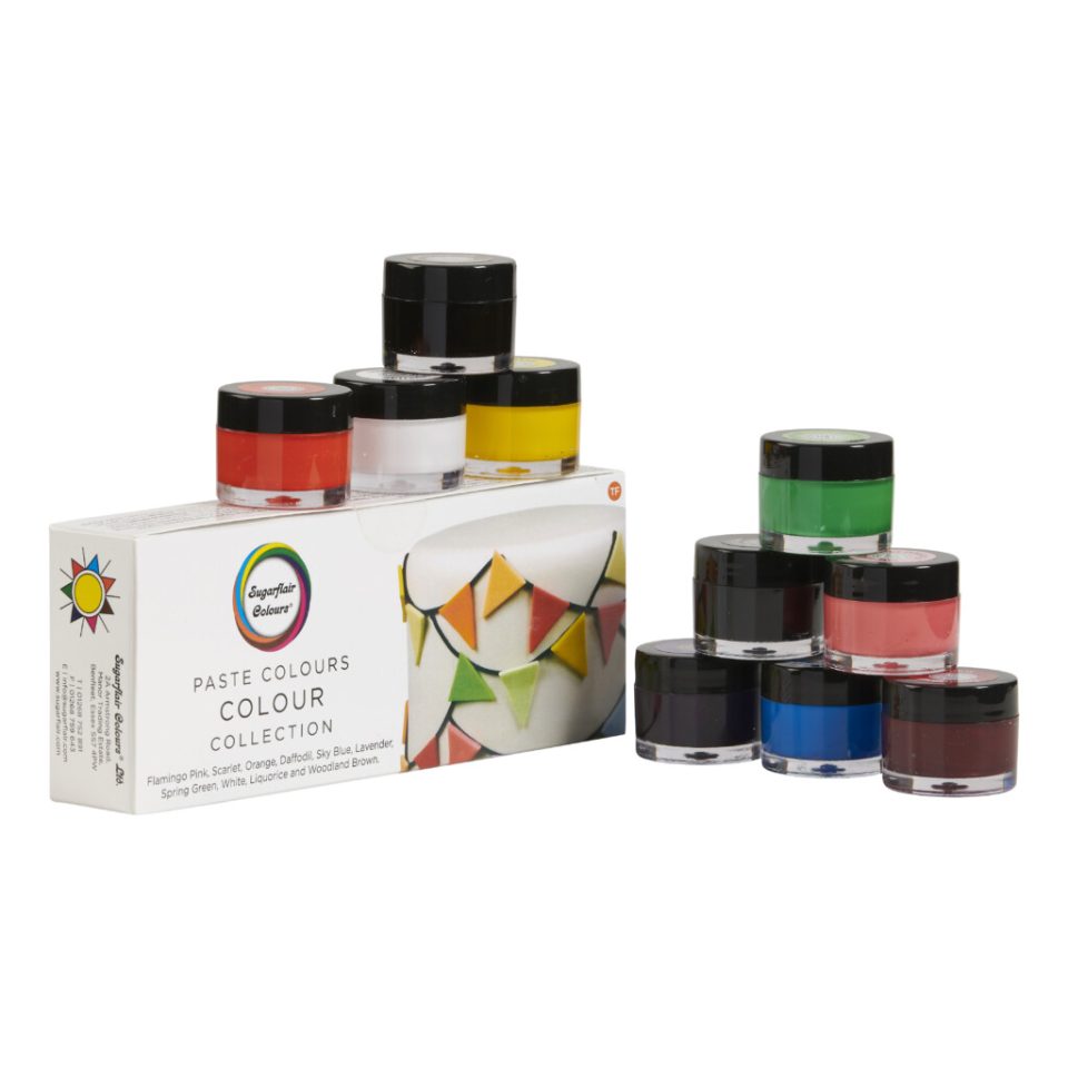 Sugarflair Multi Paste Collection set van 10
