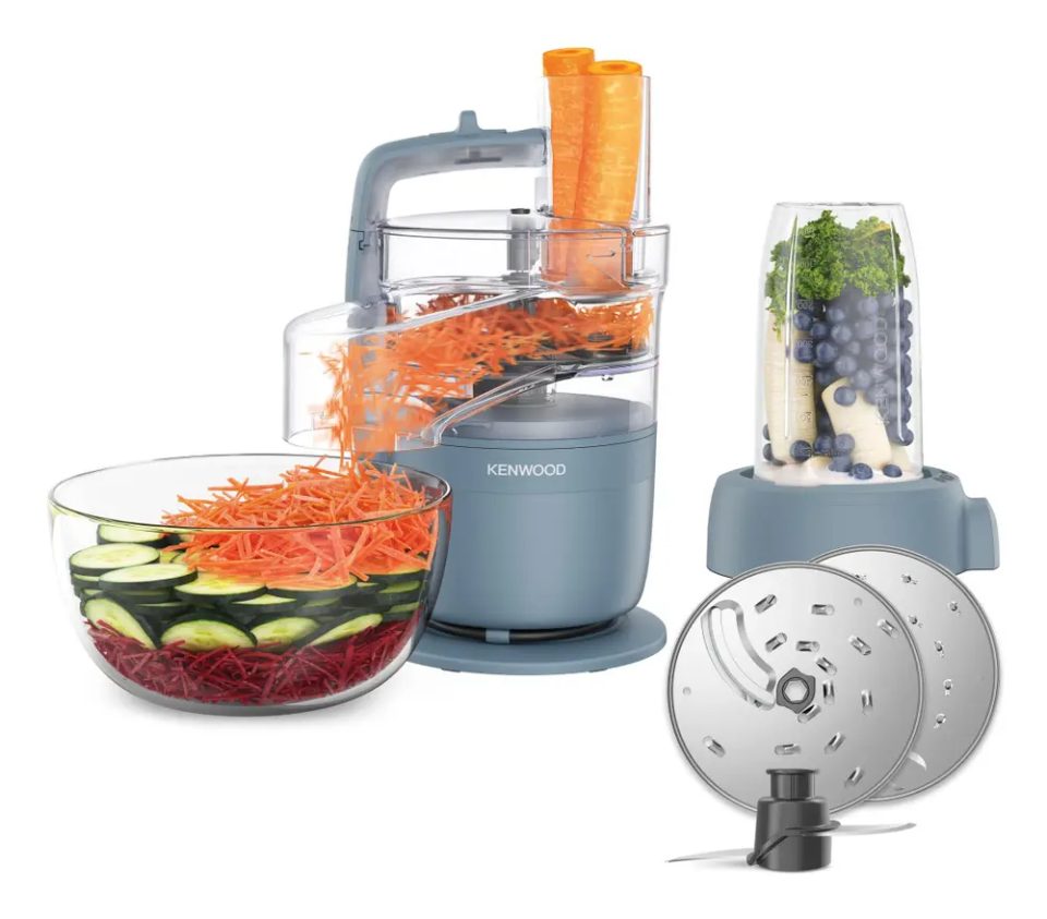 Kenwood MultiPro Go Blend keukenmachine 900 W 1,3 l Blauw Ingebouwde weegschalen
