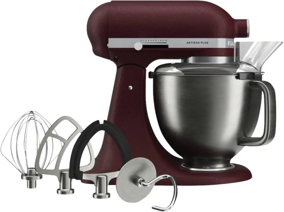 KitchenAid 5KSM50PKVESO Staande mixer Bordeaux rood