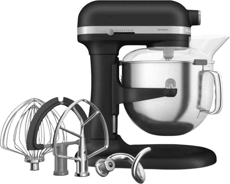 KitchenAid Artisan Bowl-Lift 5ksm70shxebk Vulkaanzwart