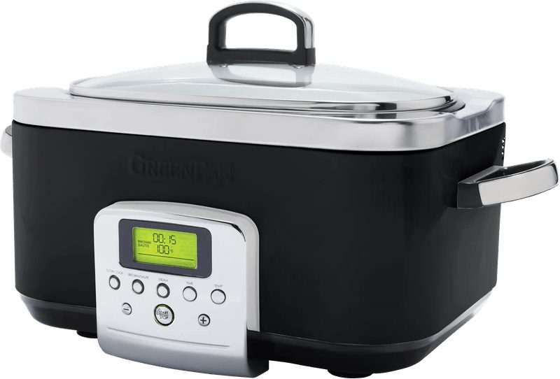 Greenpan Elite Slowcooker Zwart 6 l