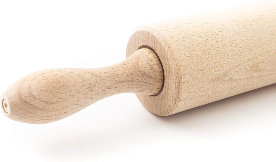 Tuuli deegroller Merkloos van Beukenhout 44 cm