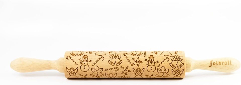 Folkroll deegroller Decoratieve met Handvatten