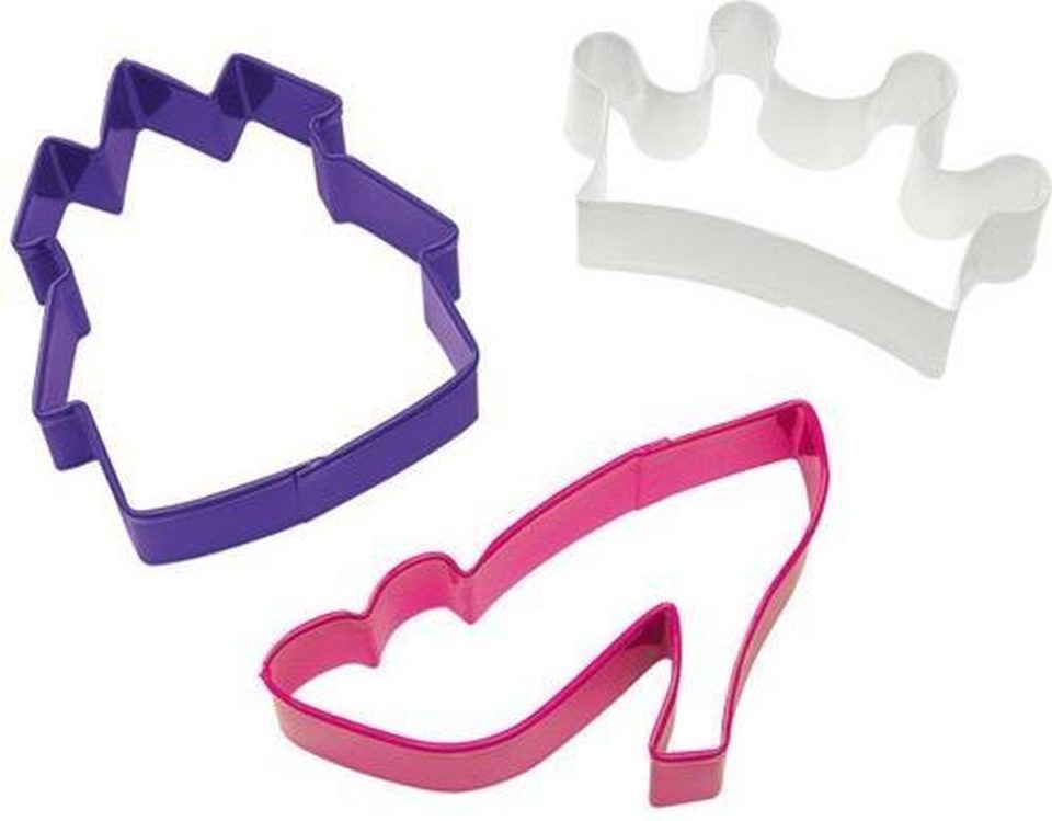 Wilton uitsteker Prinsessen Koekjes Set/3