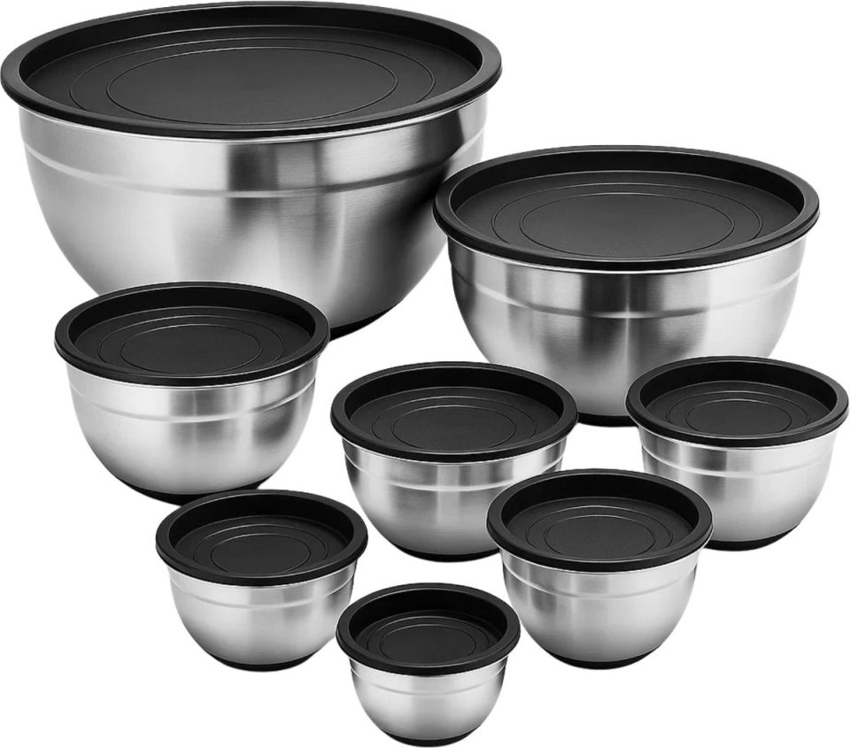 Lomera Rvs Mengkommen Set Van 8 0,5 l
