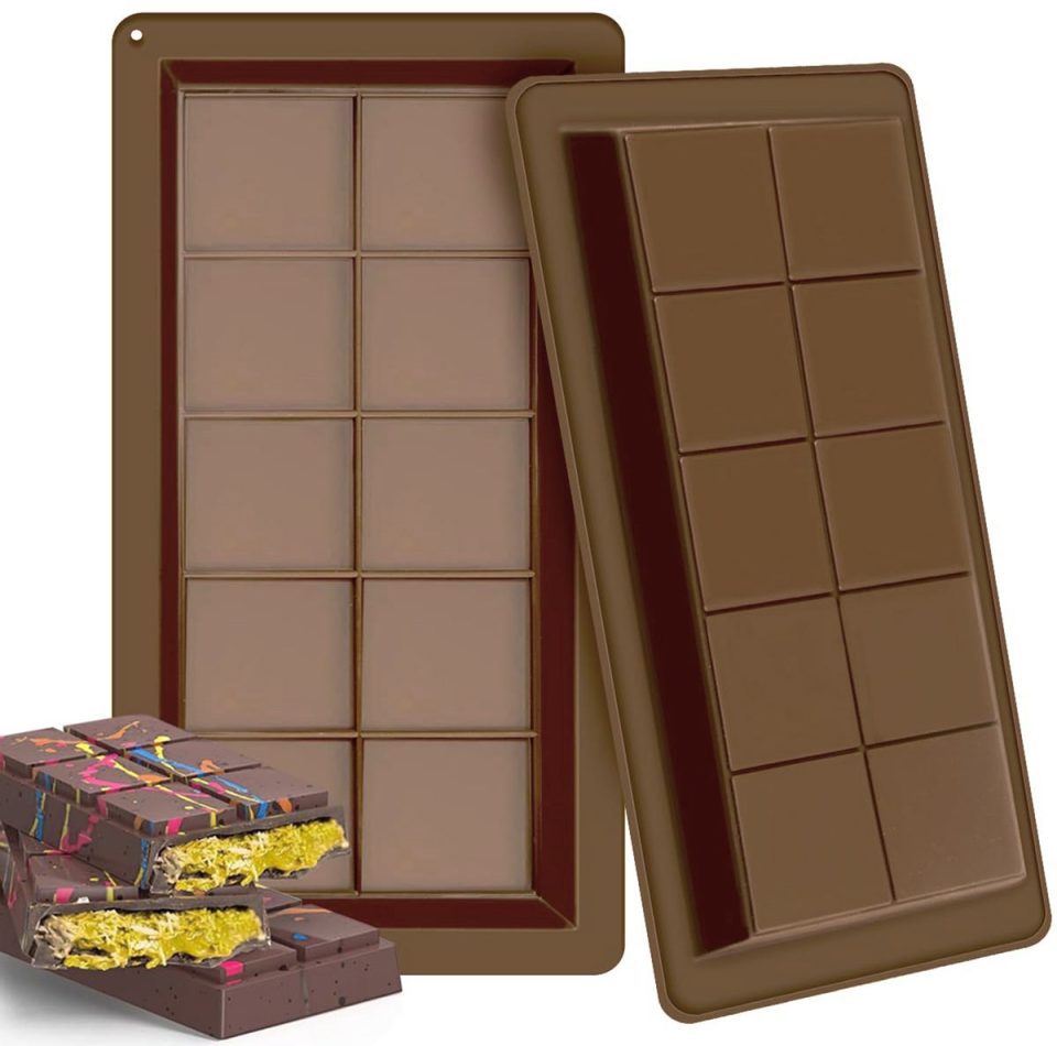 Ruijingsky Chocolademallen 25*13,5* Geschikt 2 cm (2 stuks)