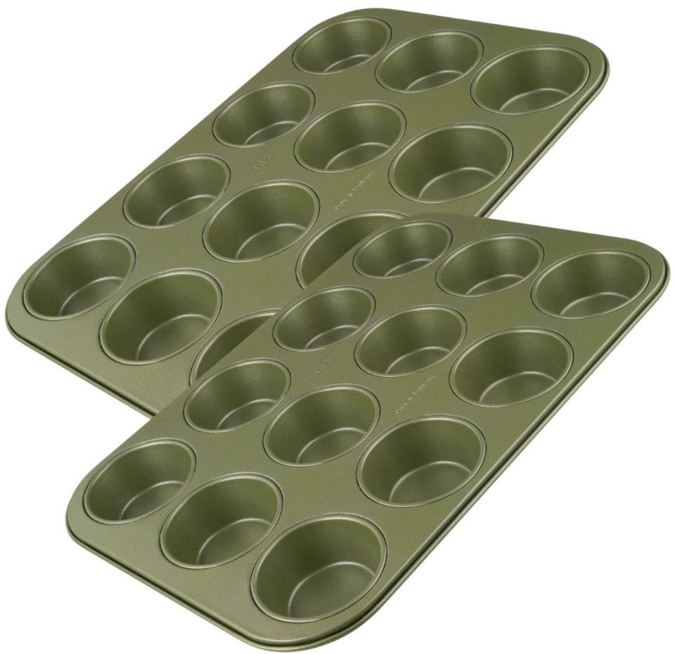 Zenker Set van 2 Muffinvormen 12 holtes 38 x 26