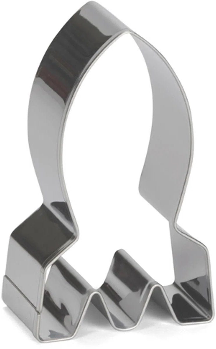 Patisse uitsteekvorm Raket RVS zilver 7 cm