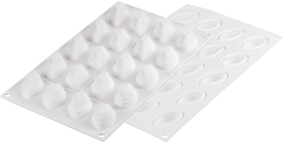 Unyqoos bakvorm voor tien quenelles ideaal voor culinaire creaties