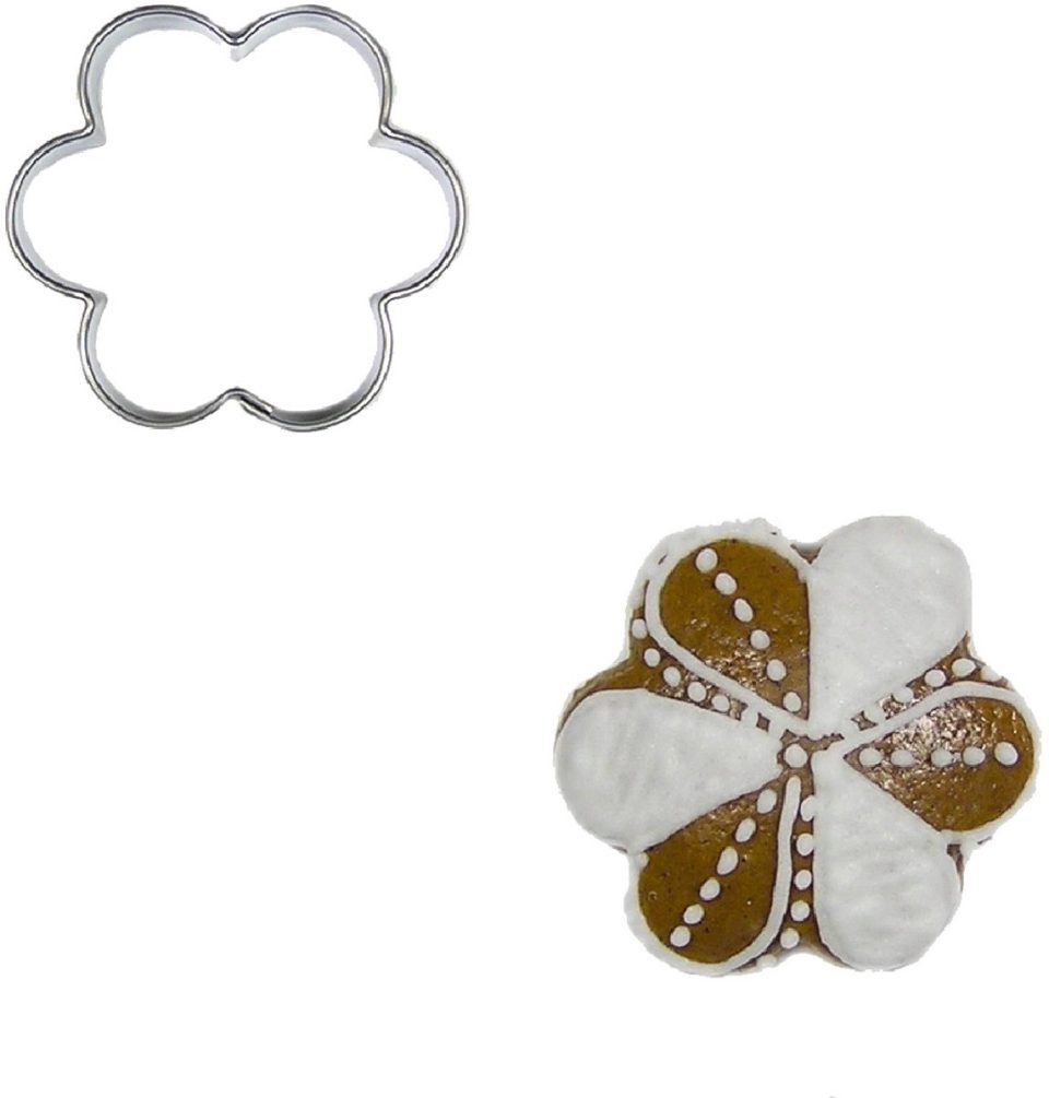 Brand New Cake uitsteekvorm Bloem RVS ** 4 cm