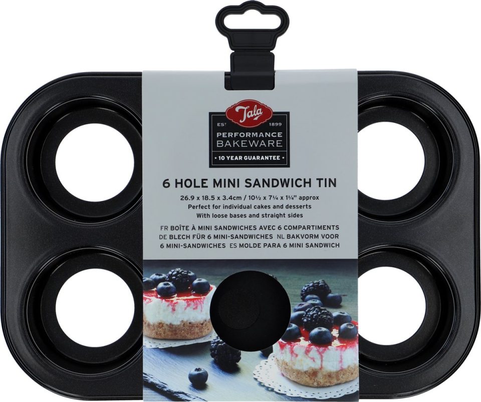 Tala taartvorm Performance Mini Set van 6 6 x 8 cm