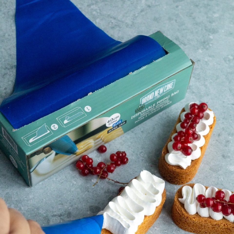 Brand New Cake spuitzak Wegwerp Super Grip Blauw 40 cm (100 stuks)
