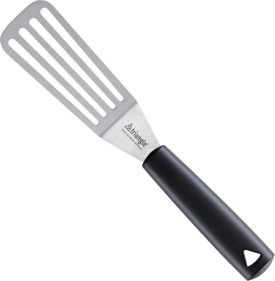 Triangle paletmes RVS met Gleuven 12 cm