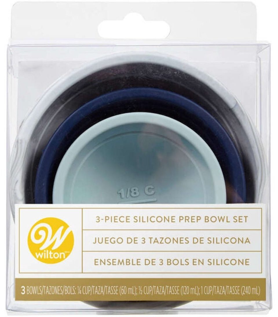 Wilton Siliconen Kommen Set 3-Delig
