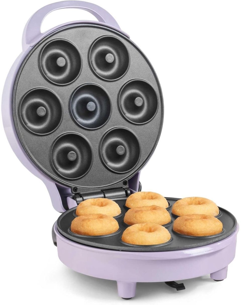 NbyMe bakvorm Donutmaker Donut Donutmachine 7 Donuts Paars
