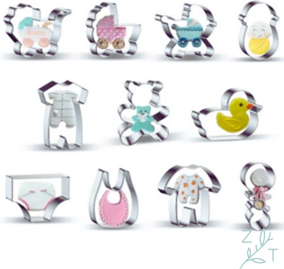 ZijTak uitsteekvorm set (11 stuks)