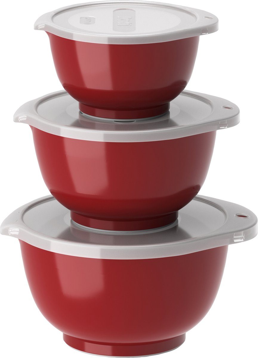 Rosti beslagkom Margrethe Set 6 delig Rood 0,75 l