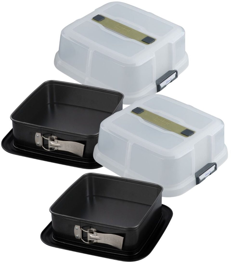Zenker Set van 2 Vierkante scharniervormen 23 cm